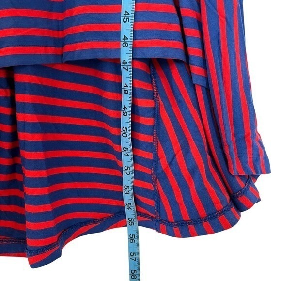 Vineyard Vines‎ Striped Scoop Neck High-Low Maxi Dress Size L - Picture 6 of 10